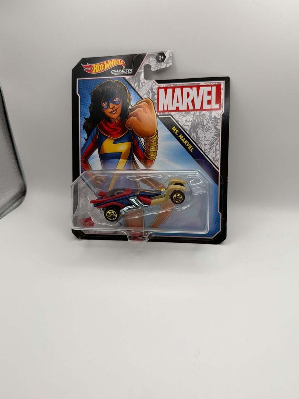 Hot Wheels Marvel Character Cars Ms. Marvel Die-Cast Toy Car